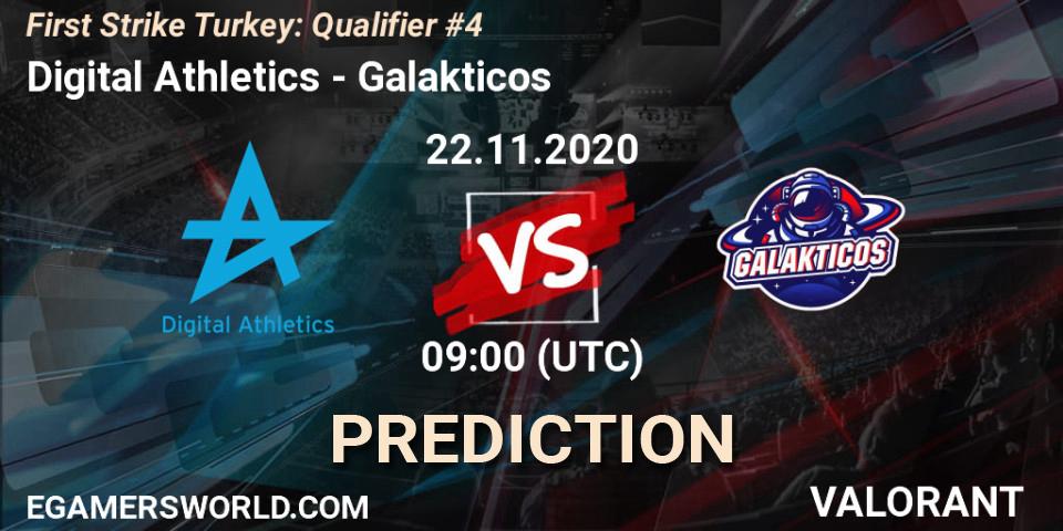 Digital Athletics - Galakticos: прогноз. 22.11.2020 at 09:00, VALORANT, First Strike Turkey: Qualifier #4