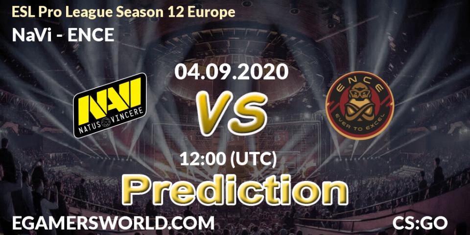 NaVi - ENCE: прогноз. 04.09.2020 at 12:00, Counter-Strike (CS2), ESL Pro League Season 12 Europe