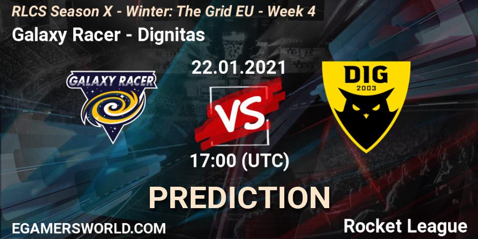 Galaxy Racer - Dignitas: прогноз. 22.01.2021 at 17:00, Rocket League, RLCS Season X - Winter: The Grid EU - Week 4