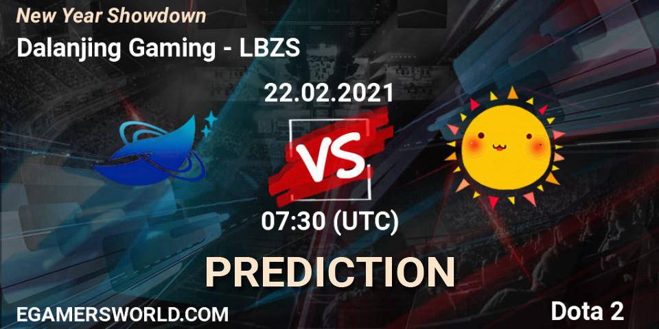 Dalanjing Gaming - LBZS: прогноз. 22.02.2021 at 07:39, Dota 2, New Year Showdown