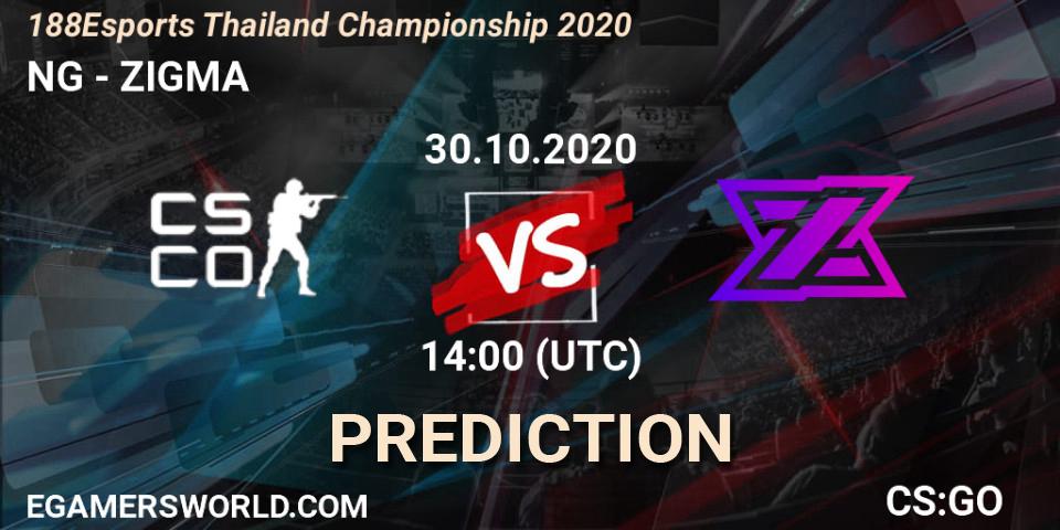 NG - Nine: прогноз. 30.10.2020 at 14:00, Counter-Strike (CS2), 188Esports Thailand Championship 2020