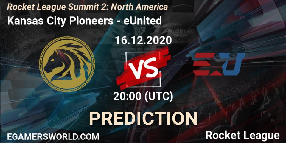 Kansas City Pioneers - eUnited: прогноз. 16.12.2020 at 20:00, Rocket League, Rocket League Summit 2: North America