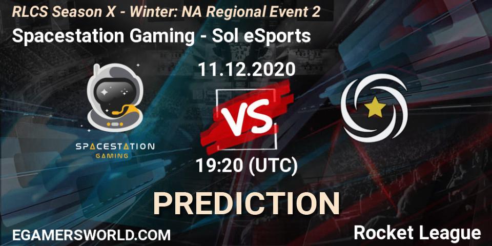 Spacestation Gaming - Sol eSports: прогноз. 11.12.2020 at 19:20, Rocket League, RLCS Season X - Winter: NA Regional Event 2