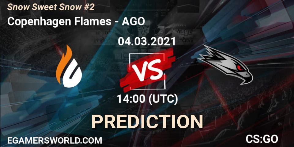 Copenhagen Flames - AGO: прогноз. 04.03.2021 at 14:00, Counter-Strike (CS2), Snow Sweet Snow #2