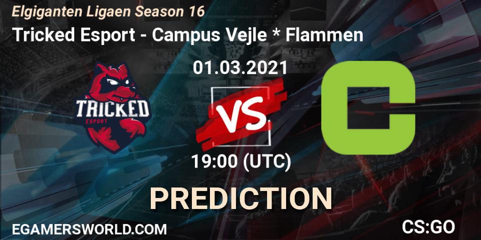 Tricked Esport - Campus Vejle * Flammen: прогноз. 01.03.2021 at 19:00, Counter-Strike (CS2), Elgiganten Ligaen Season 16