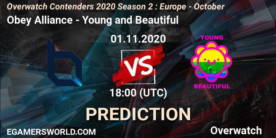 Obey Alliance - Young and Beautiful: прогноз. 01.11.20, Overwatch, Overwatch Contenders 2020 Season 2: Europe - October