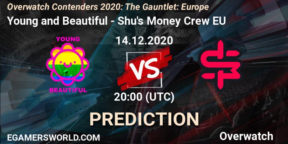 Young and Beautiful - Shu's Money Crew EU: прогноз. 14.12.2020 at 20:00, Overwatch, Overwatch Contenders 2020: The Gauntlet: Europe