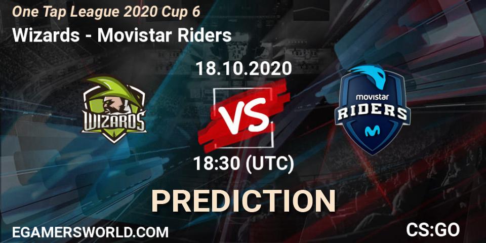 Wizards - Movistar Riders: прогноз. 18.10.2020 at 18:30, Counter-Strike (CS2), One Tap League 2020 Cup 6
