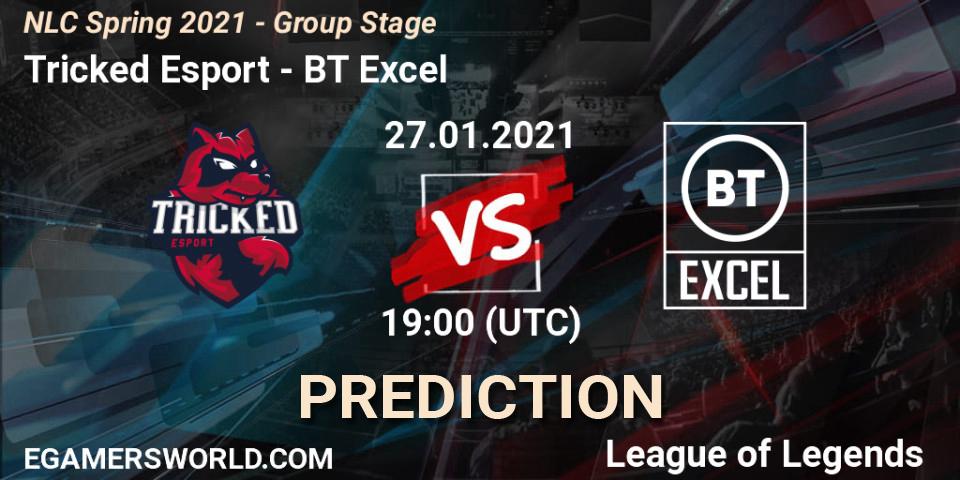 Tricked Esport - BT Excel: прогноз. 27.01.2021 at 19:00, LoL, NLC Spring 2021 - Group Stage