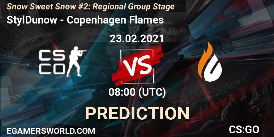 StylDunow - Copenhagen Flames: прогноз. 23.02.2021 at 08:00, Counter-Strike (CS2), Snow Sweet Snow #2: Regional Group Stage