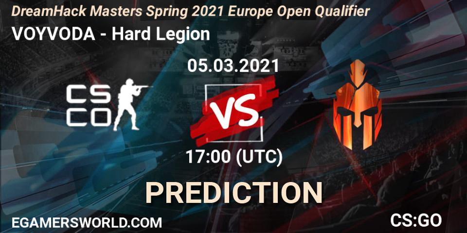 VOYVODA - Hard Legion: прогноз. 05.03.21, CS2 (CS:GO), DreamHack Masters Spring 2021 Europe Open Qualifier