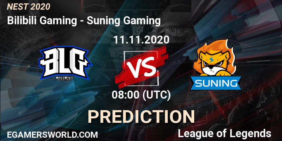 Bilibili Gaming - Suning Gaming: прогноз. 11.11.20, LoL, NEST 2020