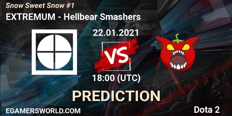 EXTREMUM - Hellbear Smashers: прогноз. 22.01.2021 at 18:01, Dota 2, Snow Sweet Snow #1