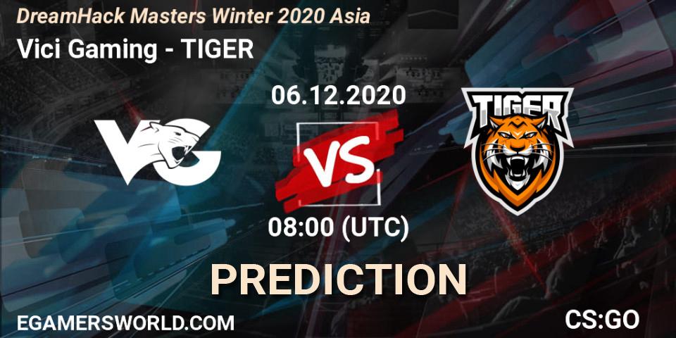 Vici Gaming - TIGER: прогноз. 06.12.2020 at 08:30, Counter-Strike (CS2), DreamHack Masters Winter 2020 Asia