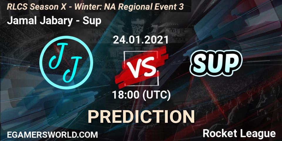 Jamal Jabary - Sup: прогноз. 24.01.2021 at 18:00, Rocket League, RLCS Season X - Winter: NA Regional Event 3