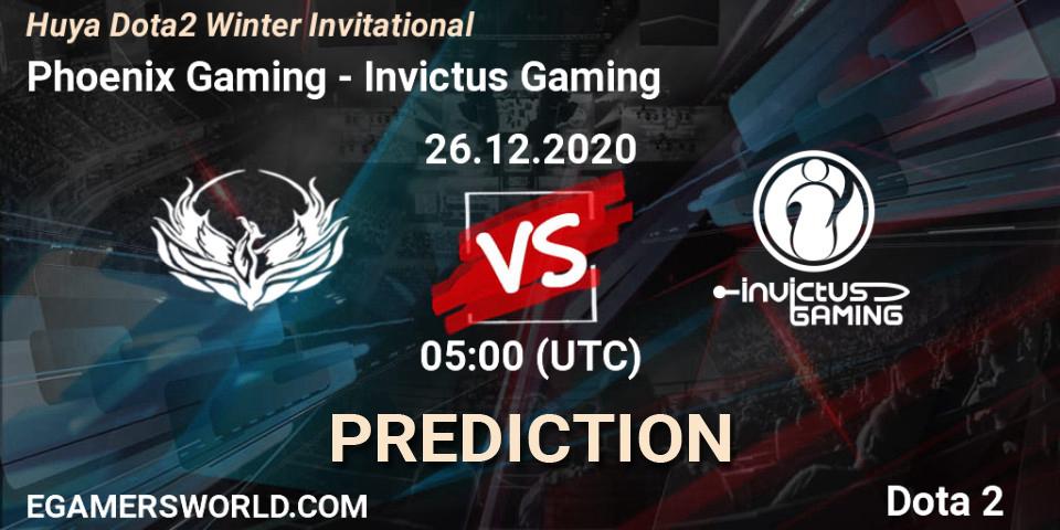 Phoenix Gaming - Invictus Gaming: прогноз. 26.12.2020 at 05:11, Dota 2, Huya Dota2 Winter Invitational