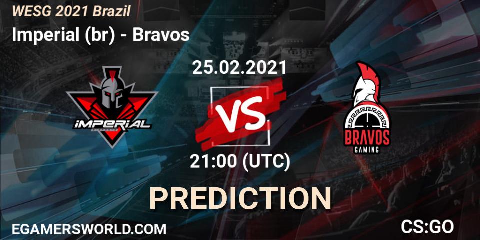 Imperial (br) - Bravos: прогноз. 25.02.2021 at 21:00, Counter-Strike (CS2), WESG 2021 Brazil