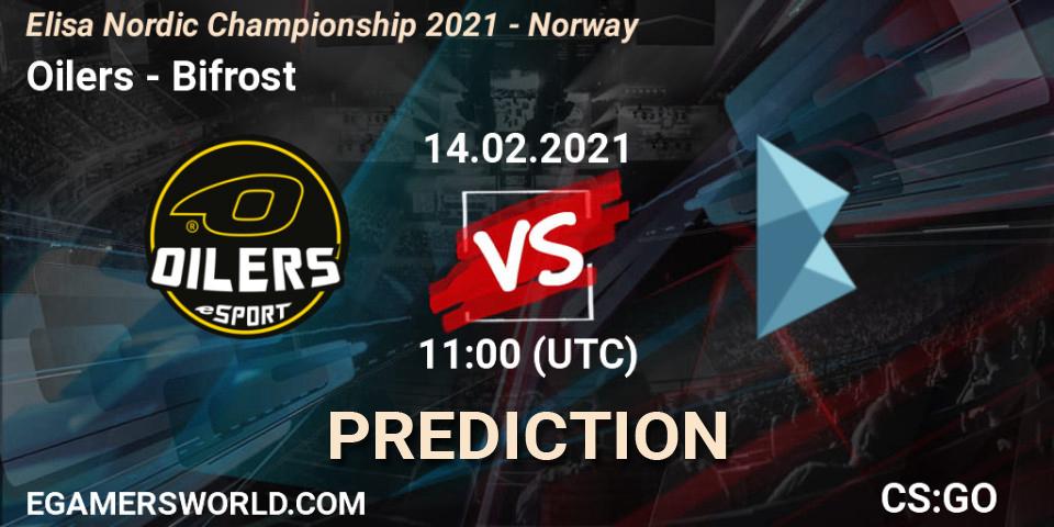Oilers - Bifrost: прогноз. 14.02.2021 at 11:00, Counter-Strike (CS2), Elisa Nordic Championship 2021 - Norway