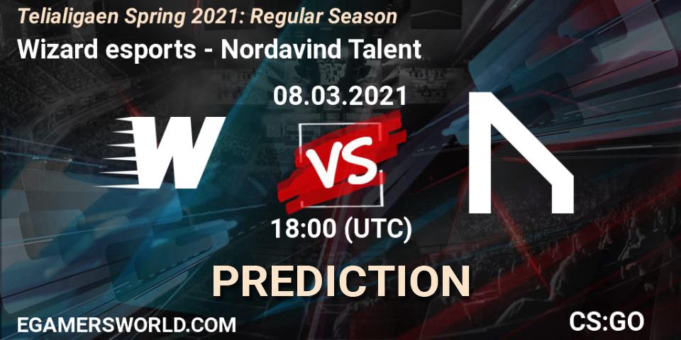 Wizard esports - Nordavind Talent: прогноз. 08.03.2021 at 18:00, Counter-Strike (CS2), Telialigaen Spring 2021: Regular Season