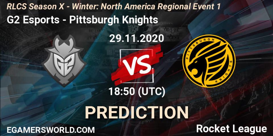 G2 Esports - Pittsburgh Knights: прогноз. 29.11.2020 at 18:50, Rocket League, RLCS Season X - Winter: North America Regional Event 1
