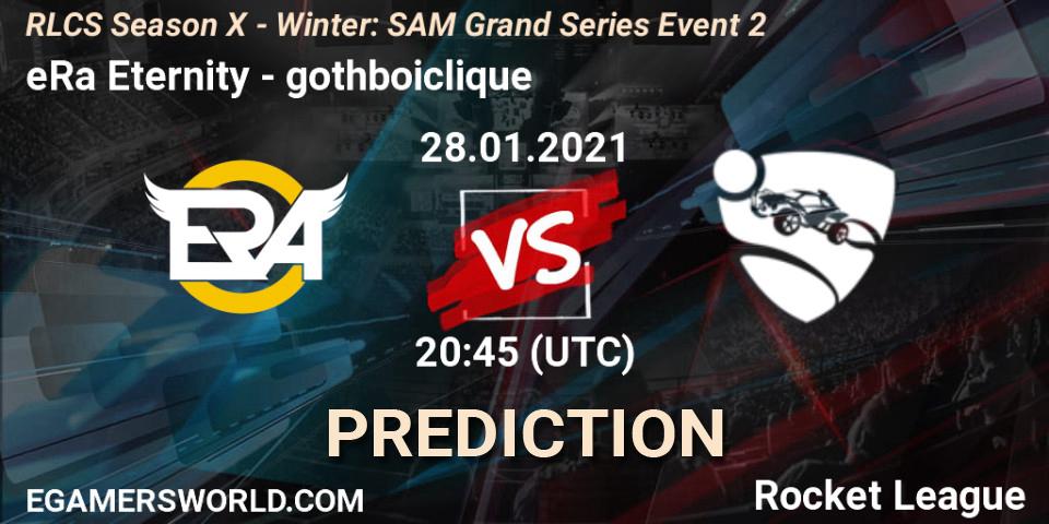 eRa Eternity - gothboiclique: прогноз. 28.01.2021 at 20:45, Rocket League, RLCS Season X - Winter: SAM Grand Series Event 2