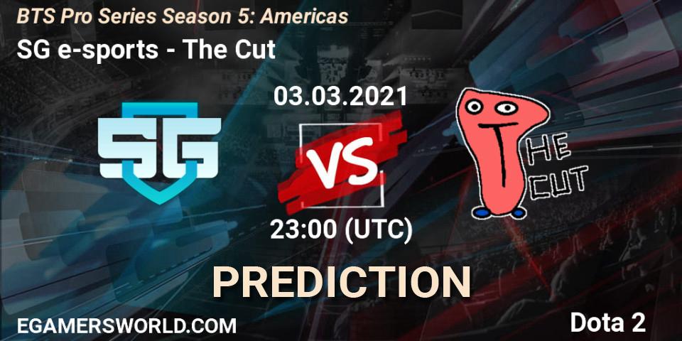 SG e-sports - The Cut: прогноз. 03.03.2021 at 23:30, Dota 2, BTS Pro Series Season 5: Americas
