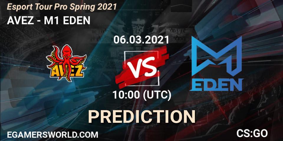 AVEZ - M1 EDEN: прогноз. 06.03.2021 at 10:00, Counter-Strike (CS2), Esport Tour Pro Spring 2021