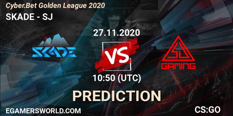 SKADE - SJ: прогноз. 27.11.2020 at 10:50, Counter-Strike (CS2), Cyber.Bet Golden League 2020