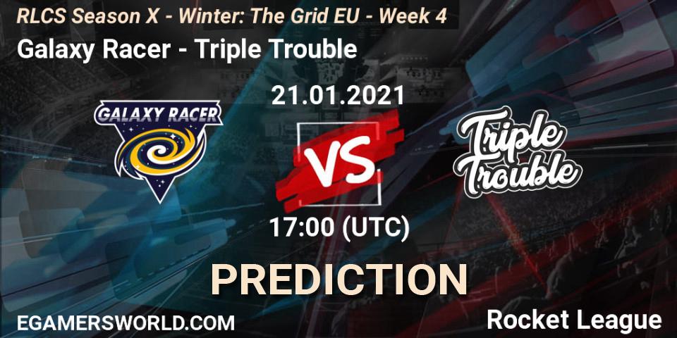 Galaxy Racer - Triple Trouble: прогноз. 21.01.21, Rocket League, RLCS Season X - Winter: The Grid EU - Week 4