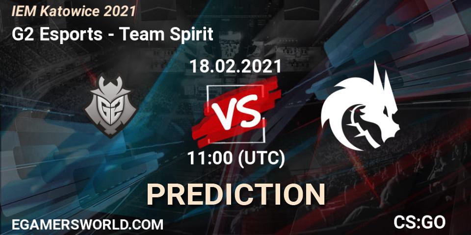 G2 Esports - Team Spirit: прогноз. 18.02.2021 at 11:00, Counter-Strike (CS2), IEM Katowice 2021