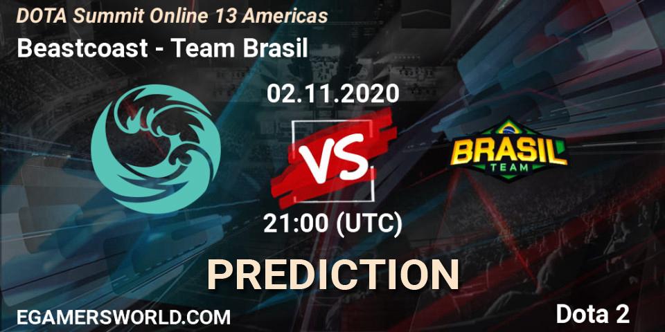 Beastcoast - Team Brasil: прогноз. 02.11.2020 at 21:13, Dota 2, DOTA Summit 13: Americas
