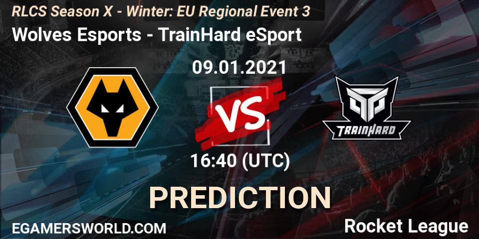 Wolves Esports - TrainHard eSport: прогноз. 09.01.2021 at 16:40, Rocket League, RLCS Season X - Winter: EU Regional Event 3