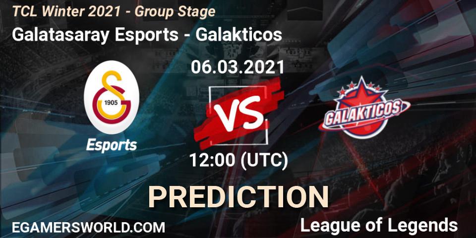 Galatasaray Esports - Galakticos: прогноз. 06.03.2021 at 12:00, LoL, TCL Winter 2021 - Group Stage