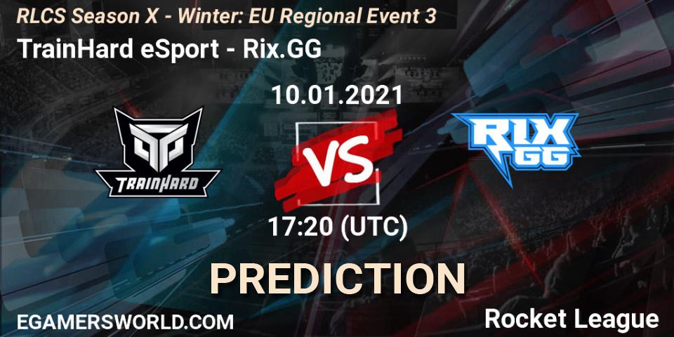 TrainHard eSport - Rix.GG: прогноз. 10.01.2021 at 17:20, Rocket League, RLCS Season X - Winter: EU Regional Event 3