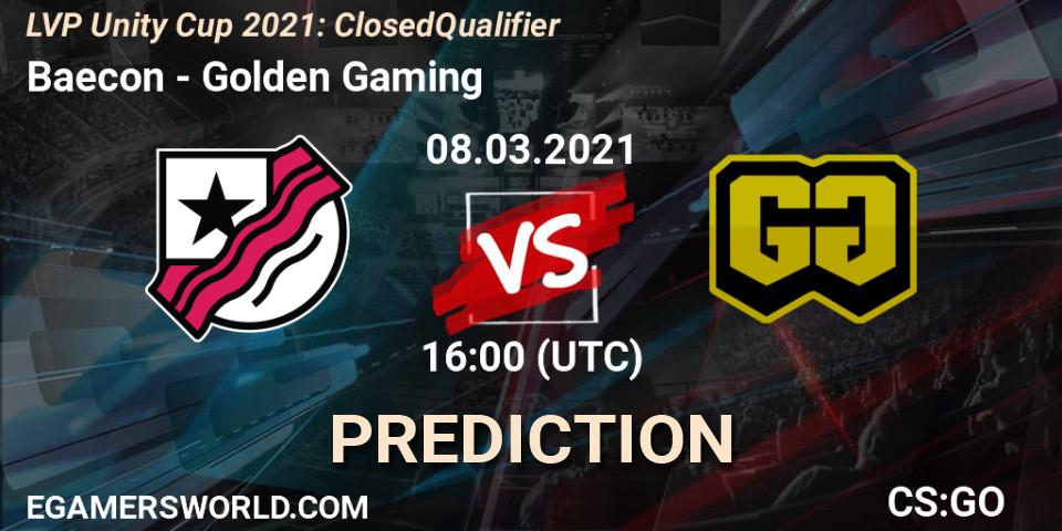 Baecon - Golden Gaming: прогноз. 08.03.21, CS2 (CS:GO), LVP Unity Cup Spring 2021: Closed Qualifier