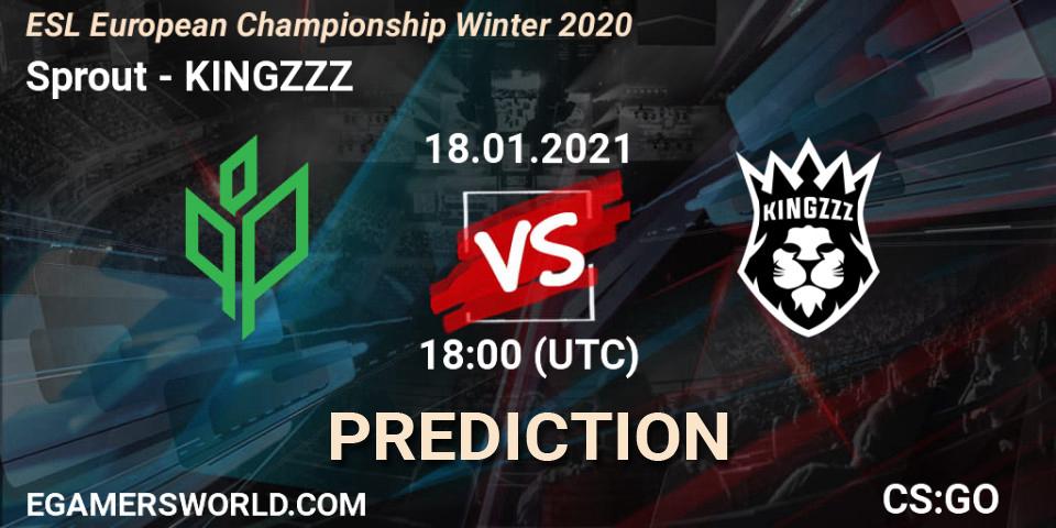 Sprout - KINGZZZ: прогноз. 18.01.21, CS2 (CS:GO), ESL European Championship Winter 2020