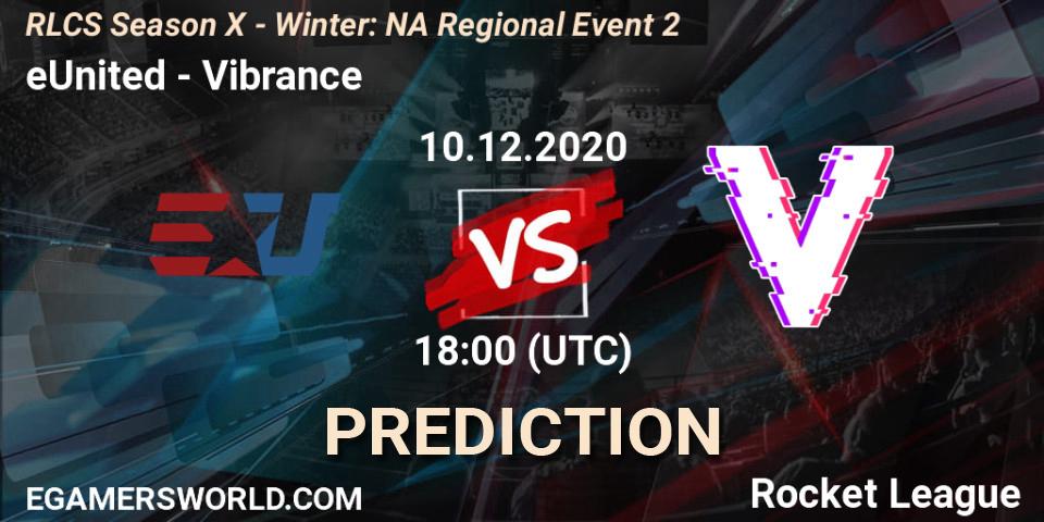 eUnited - Vibrance: прогноз. 10.12.2020 at 18:00, Rocket League, RLCS Season X - Winter: NA Regional Event 2