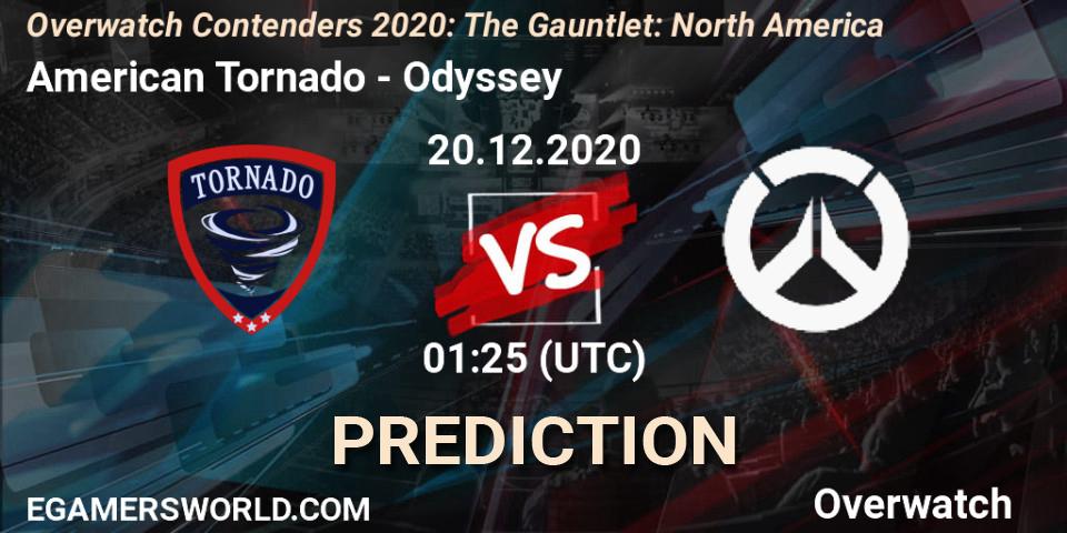 American Tornado - Odyssey: прогноз. 20.12.2020 at 01:45, Overwatch, Overwatch Contenders 2020: The Gauntlet: North America
