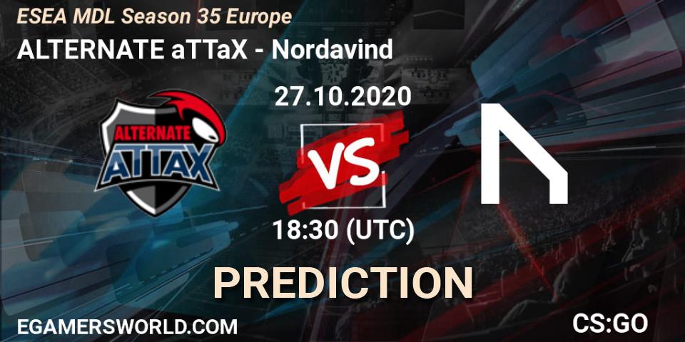 ALTERNATE aTTaX - Nordavind: прогноз. 27.10.2020 at 18:30, Counter-Strike (CS2), ESEA MDL Season 35 Europe
