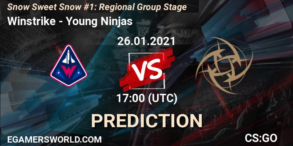 Winstrike - Young Ninjas: прогноз. 26.01.21, CS2 (CS:GO), Snow Sweet Snow #1: Regional Group Stage