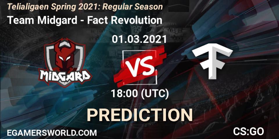Team Midgard - Fact Revolution: прогноз. 01.03.2021 at 18:00, Counter-Strike (CS2), Telialigaen Spring 2021: Regular Season