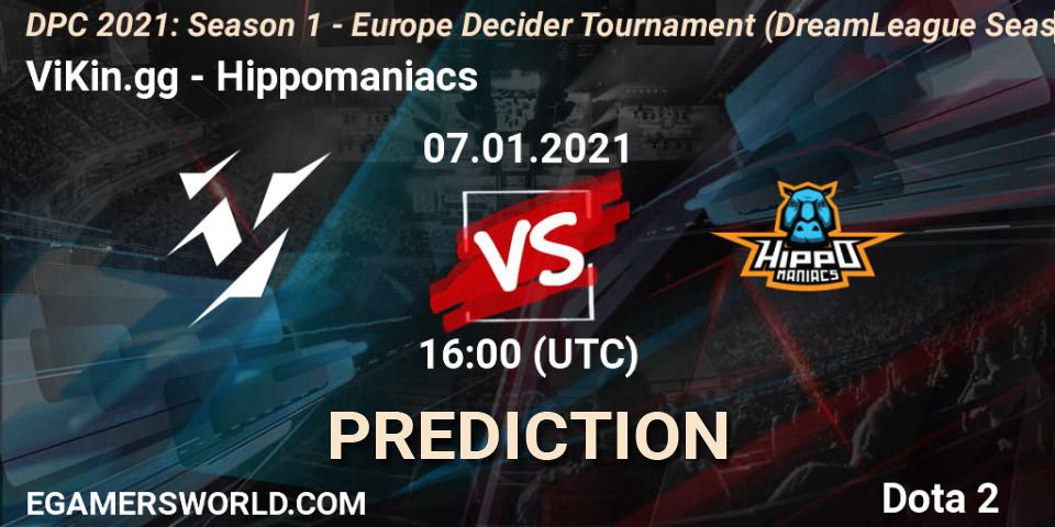 ViKin.gg - Hippomaniacs: прогноз. 07.01.2021 at 16:01, Dota 2, DPC 2021: Season 1 - Europe Decider Tournament (DreamLeague Season 14)