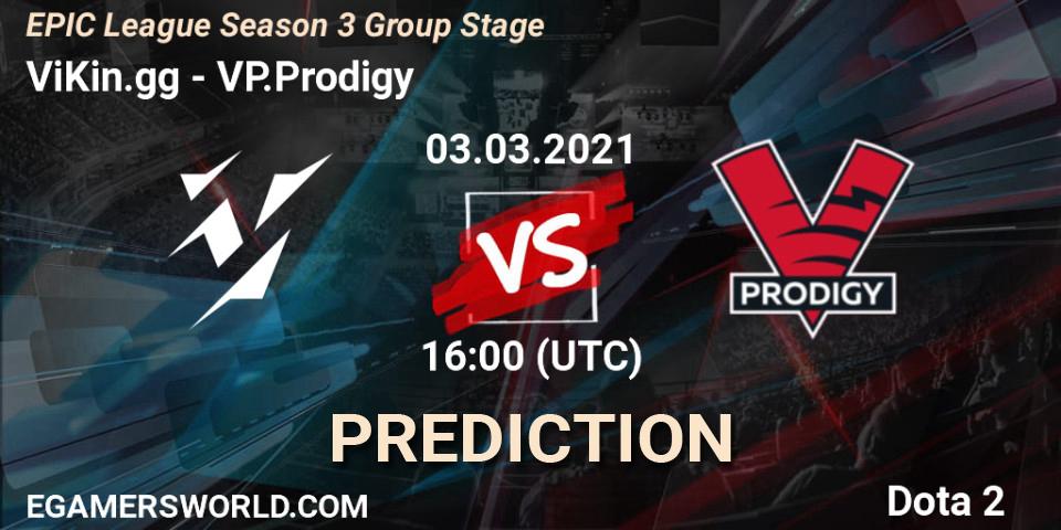 ViKin.gg - VP.Prodigy: прогноз. 03.03.2021 at 16:00, Dota 2, EPIC League Season 3 Group Stage