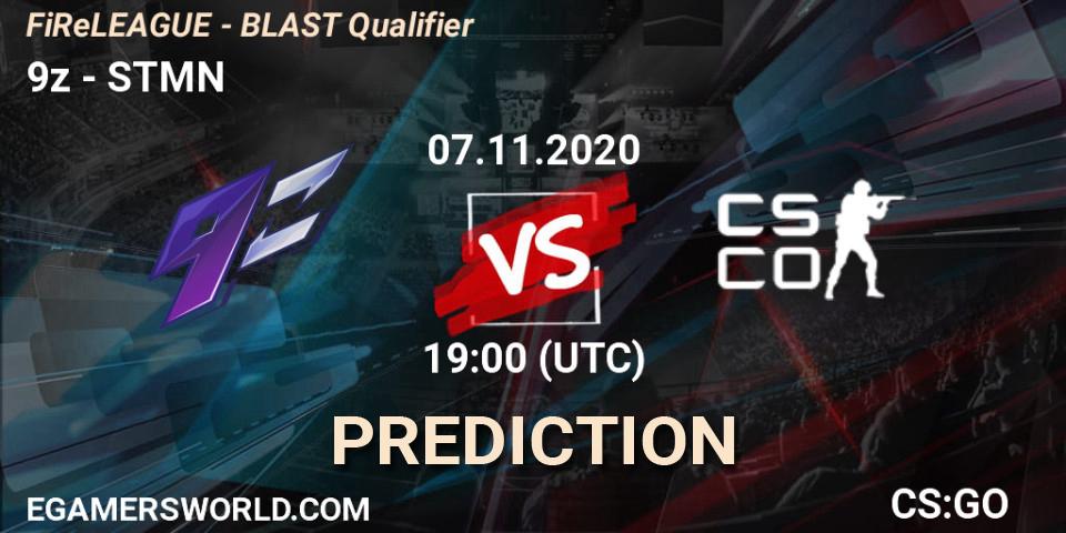 9z - STMN: прогноз. 07.11.2020 at 19:00, Counter-Strike (CS2), FiReLEAGUE - BLAST Qualifier