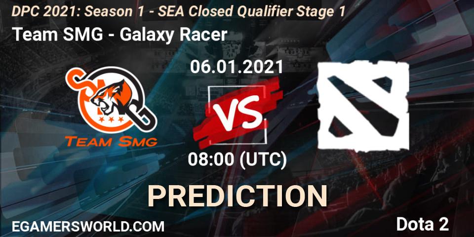 Team SMG - Galaxy Racer: прогноз. 06.01.2021 at 08:10, Dota 2, DPC 2021: Season 1 - SEA Closed Qualifier Stage 1