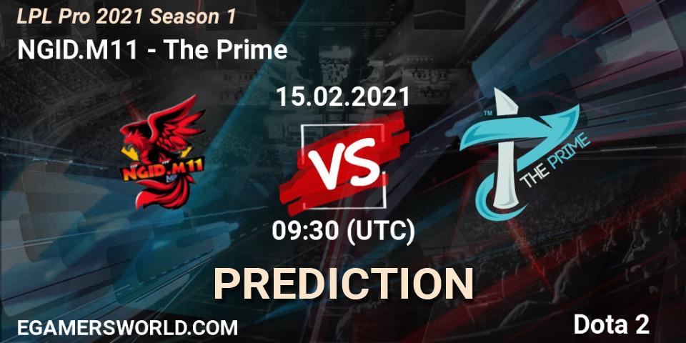 NGID.M11 - The Prime: прогноз. 15.02.2021 at 09:36, Dota 2, LPL Pro 2021 Season 1