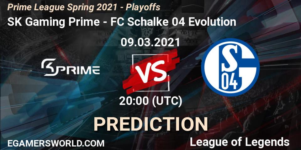 SK Gaming Prime - FC Schalke 04 Evolution: прогноз. 09.03.2021 at 20:00, LoL, Prime League Spring 2021 - Playoffs
