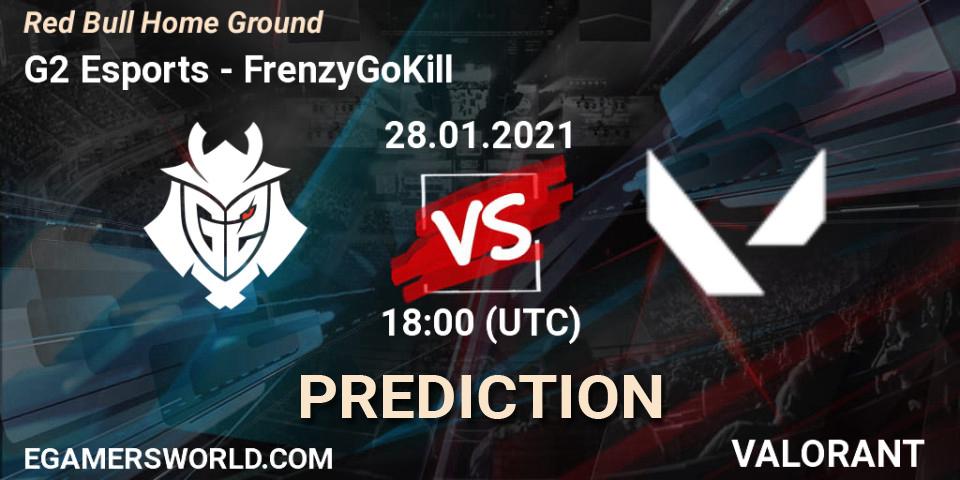 G2 Esports - FrenzyGoKill: прогноз. 28.01.2021 at 16:30, VALORANT, Red Bull Home Ground