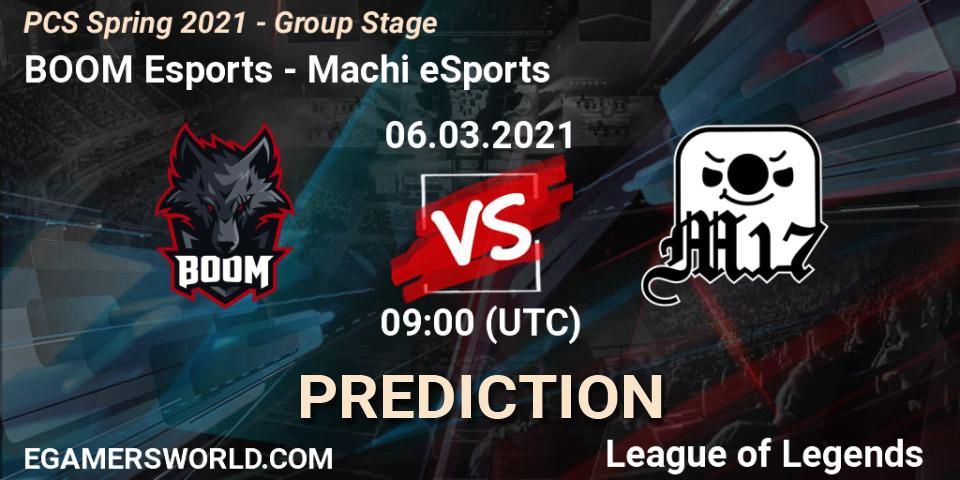 BOOM Esports - Machi eSports: прогноз. 06.03.2021 at 10:30, LoL, PCS Spring 2021 - Group Stage