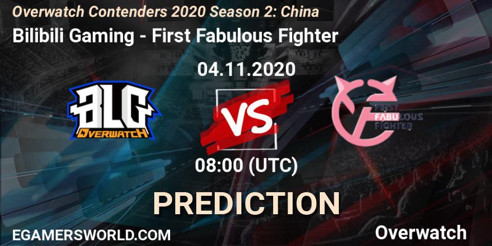 Bilibili Gaming - First Fabulous Fighter: прогноз. 04.11.2020 at 08:00, Overwatch, Overwatch Contenders 2020 Season 2: China